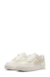 Nike Women's Air Force 1 Shadow Shoes In Sail/metallic Gold/milk