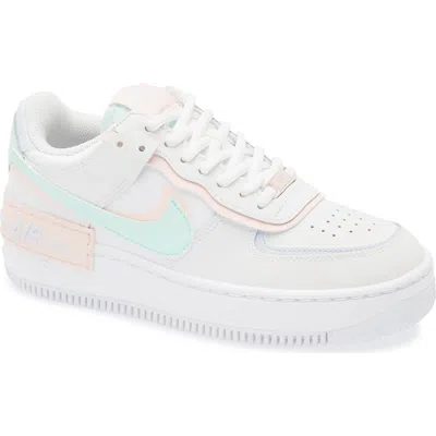 Nike Air Force 1 Shadow Sneaker In White/atmosphere/mint