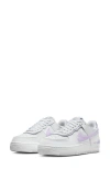 Nike Air Force 1 Shadow Sneaker In White/lilac Bloom/photon