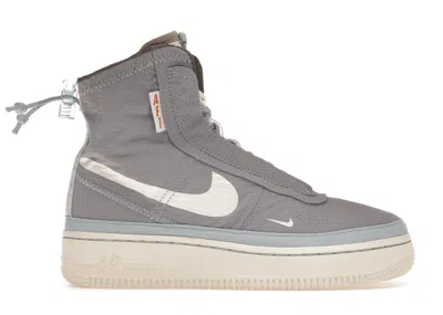 Pre-owned Nike Air Force 1 Shell (women's) Sneakers In Provence Purple/fan White In Multi