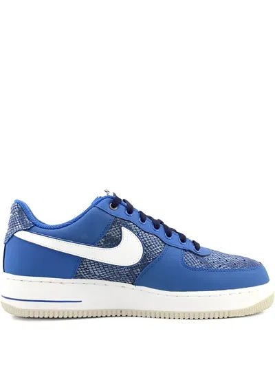 Nike Air Force 1 "snake Skin Blue" Sneakers