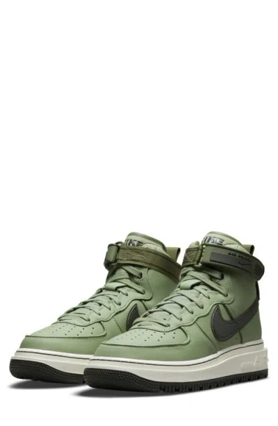Nike Air Force 1 Sneaker Boot In Green