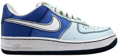Pre-owned Nike Air Force 1 Sneakers In Glacier Blue/white/varsity Blue