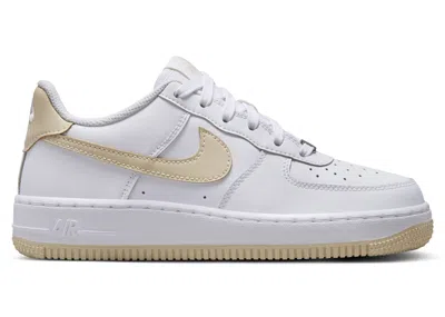 Pre-owned Nike Air Force 1 Sneakers In White/light Khaki In Multi