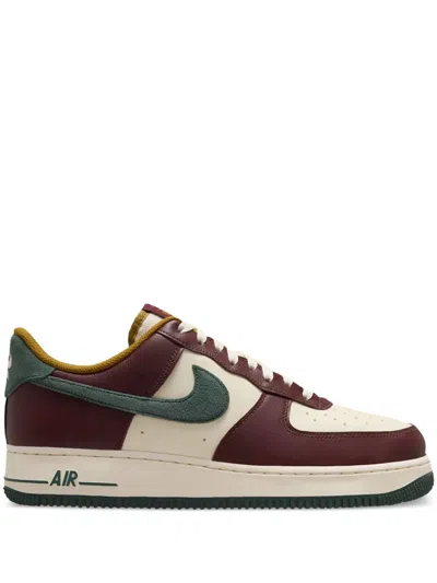 Nike Air Force 1  07 Lv8 Sneakers Coconut Milk / Dark Team Red In Coconut Milk/dark Team Red/bronzine/vintage Green