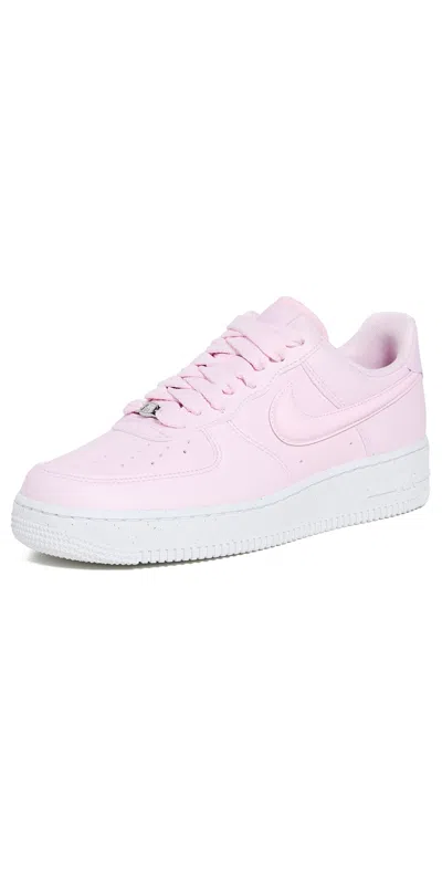 Nike Air Force 1 Sneakers Pink Foam/white/hot Lava In Pink Foam/pink/white