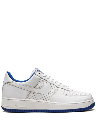 Nike Air Force 1 Low-top Sneakers In White/varsity Royal