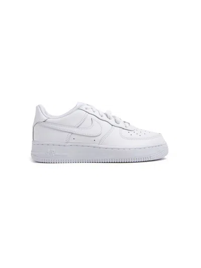 Nike Kids' Air Force 1 Sneekers In White/white/white/white