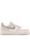 Nike Air Force 1 Suede-panel Sneakers In White