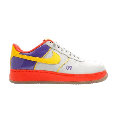 Pre-owned Nike Air Force 1 Supreme All-star 08 Tz 'nba All-star 2009' In Tan