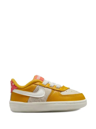Nike Babies' Air Force 1 Td Sneakers In Yellow