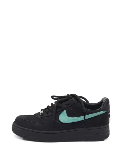 Pre-owned Nike Air Force 1 Tiffany & Co. 1837 Sneakers In Black
