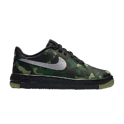 Pre-owned Nike Air Force 1 Ultraforce Se Gs 'camo Ripstop' In Black