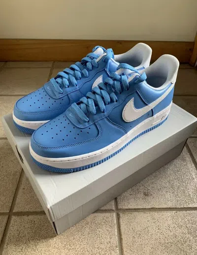 Pre-owned Nike Air Force 1 University Blue White Shoes