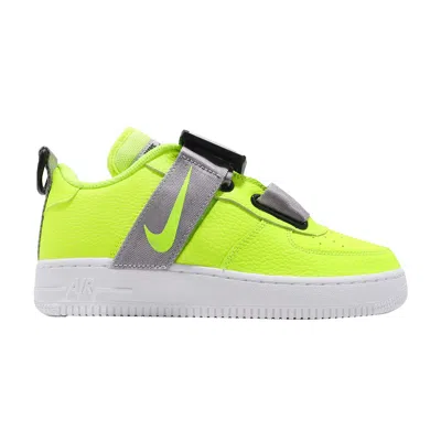 Pre-owned Nike Air Force 1 Utility Gs 'volt' | Yellow | Kid's Size 3.5