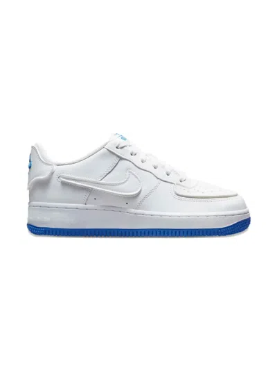Nike Kids' Air Force 1 "white / Royal Blue" Low Sneakers