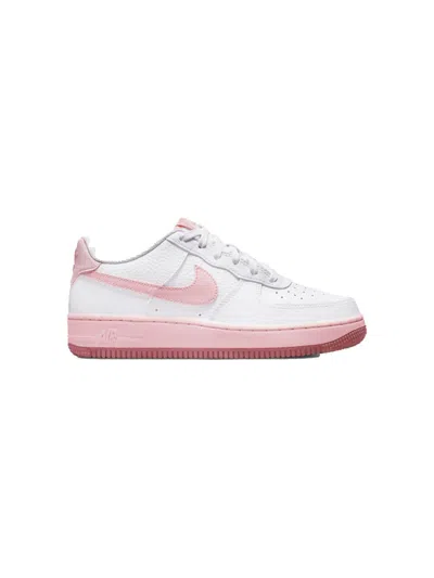 Nike Kids' Boys  Air Force 1 Low In White/pink Foam/elemental Pink
