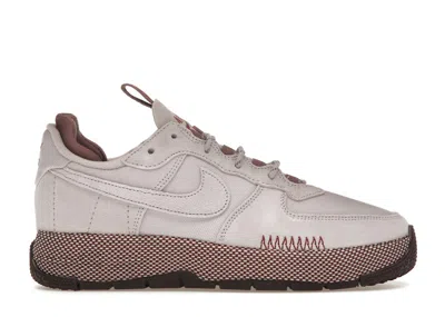 Pre-owned Nike Air Force 1 Wild Low (women's) Sneakers In Platinum Violet/smokey Mauve/earth