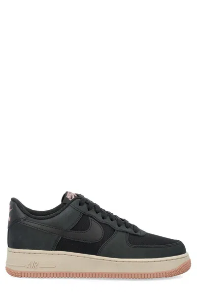 Nike Air Force 1'07 Lx Logo Patch Sneakers In Black