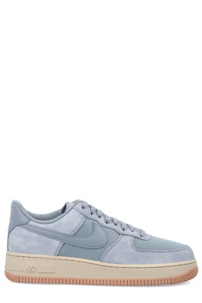 Nike Air Force 1'07 Lx Logo Patch Trainers In Blue