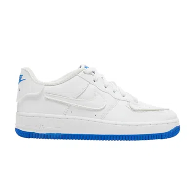Pre-owned Nike Air Force 1/1 Gs 'white Royal Blue' | Kid's Size 4