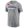 Nike Air Force  Men's College T-shirt In Gray