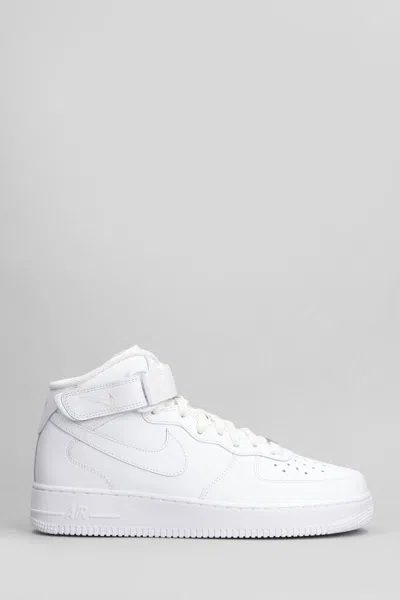Nike Kids' Air Force Mid 1 07  In White