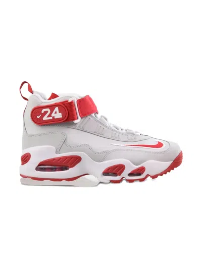 Nike Kids' Air Griffey Max 1 "cincinnati Reds" Sneakers In Gray
