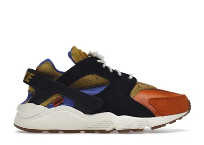 Pre-owned Nike Air Huarache Acg (women's) Sneakers In Goldtone/coconut Milk/campfire Orange
