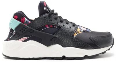 Pre-owned Nike Air Huarache Aloha (women's) Sneakers In Black/artisan Teal/sail