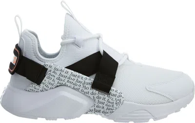 Pre-owned Nike Air Huarache City Low Just Do It Pack (women's) Sneakers In White/black