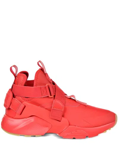 Nike Air Huarache City Sneakers In Red