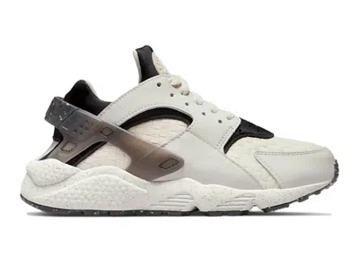 Pre-owned Nike Air Huarache Crater Prm (women's) Sneakers In Phantom/light All Wood Brown/sail
