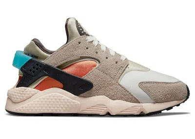 Pre-owned Nike Air Huarache Koromogae (women's) Sneakers In Moon Fossil/dutch Blue/rattan