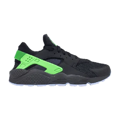 Pre-owned Nike Air Huarache 'poison Green' In Black