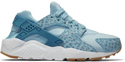 Pre-owned Nike Air Huarache Run Cheetah Chic Sneakers In Ocean Bliss/noise Aqua