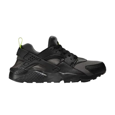 Pre-owned Nike Air Huarache Run Gs 'iron Grey Volt' | Kid's Size 5 In Gray