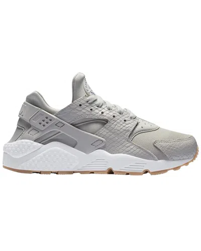 Nike Air Huarache Run Mesh & Leather Sneaker In White