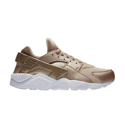 Pre-owned Nike Air Huarache Run Premium 'blur Natural' | Gold | Men's Size 10