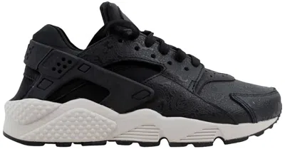 Pre-owned Nike Air Huarache Run Premium (women's) Sneakers In Black/light Bone
