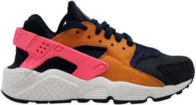 Pre-owned Nike Air Huarache Run Premiumdigital Pink (women's) Sneakers In Obsidian/black/sunset