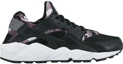 Pre-owned Nike Air Huarache Run Print Camo (women's) Sneakers In Black/cool Grey