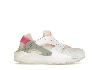 Pre-owned Nike Air Huarache Run Sneakers In Summit White/atmosphere/citron Tint