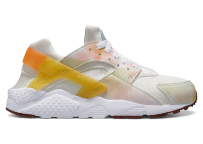 Pre-owned Nike Air Huarache Run Supernova Sneakers In Sail/white/safety Orange In Multi