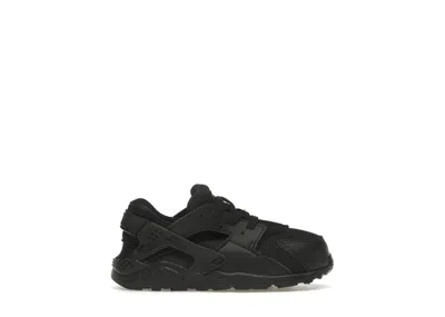 Pre-owned Nike Air Huarache Run Triple Sneakers In Black