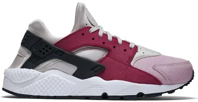 Pre-owned Nike Air Huarache Run (women's) Sneakers In Light Bone/black/noble Red