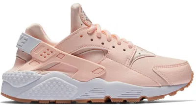 Pre-owned Nike Air Huarache Run (women's) Sneakers In Sunset Tint/white/gum Yellow