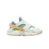 Nike Air Huarache Se Dq0117-100 Womens White Blue Leather Running Shoes 6 Nr6179 In White