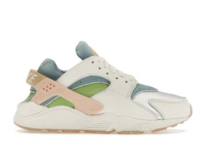 Pre-owned Nike Air Huarache Sun Club (women's) Sneakers In White/sky Blue/light Pink