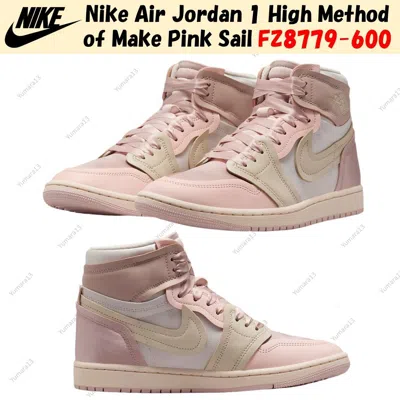 Pre-owned Nike Air Jordan 1 High Method Of Make Pink Sail Fz8779-600 Women's Size